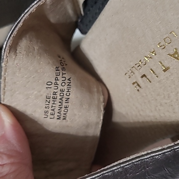 Very Volatile pewter wedges size 10 - Picture 5 of 11